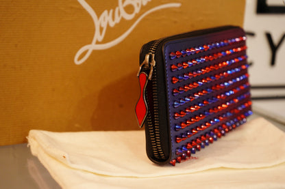 Louboutin Patent Scarabe Spikes Panettone Bag UNUSED