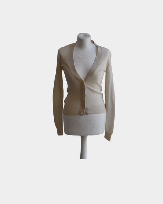 Preowned Weekend Max Mara Cashmere Cream Cardigan