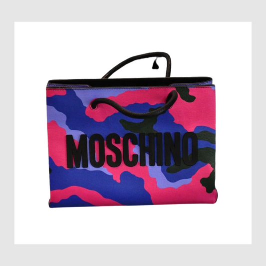 Preowned Moschino Camo Multicolour Bag