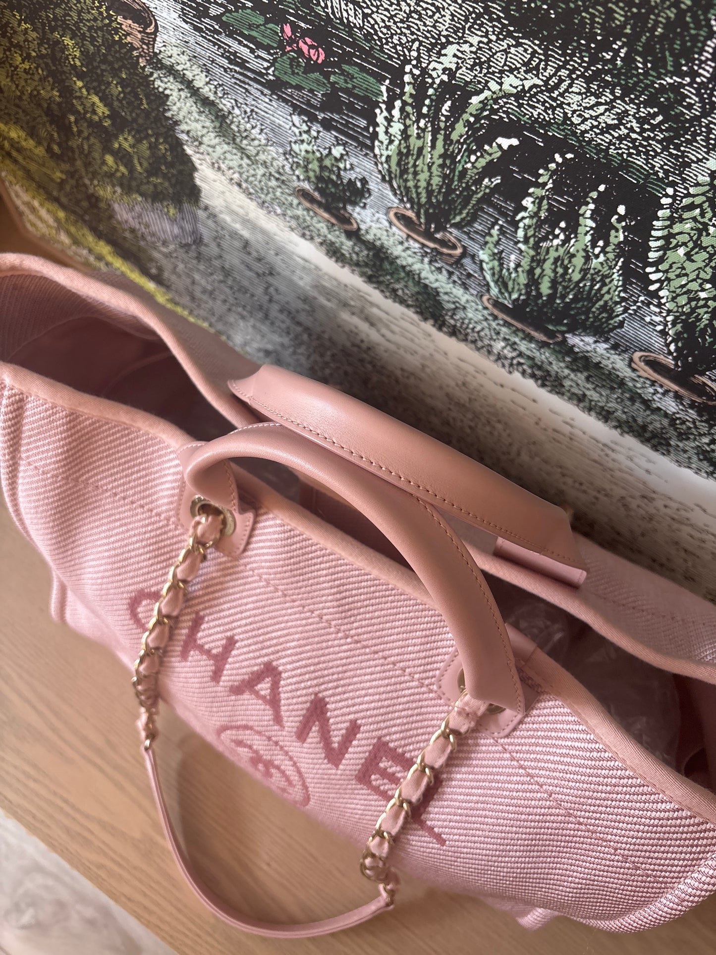 Chanel Deauville Leather Top Handles 