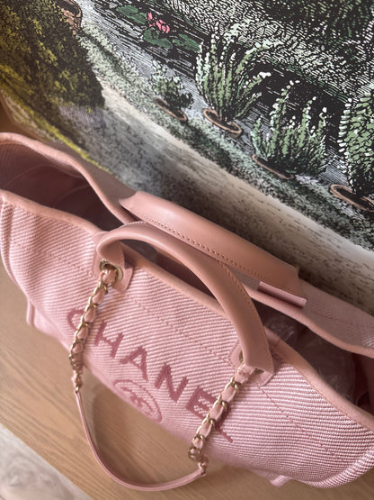 Chanel Deauville Leather Top Handles 