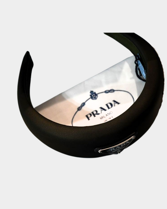 Prada Milano Re Nylon Logo Headband BNWT NO Discount