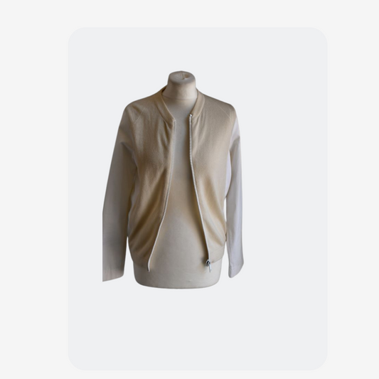 preowned Burberry Linen Cashmere Jacket 