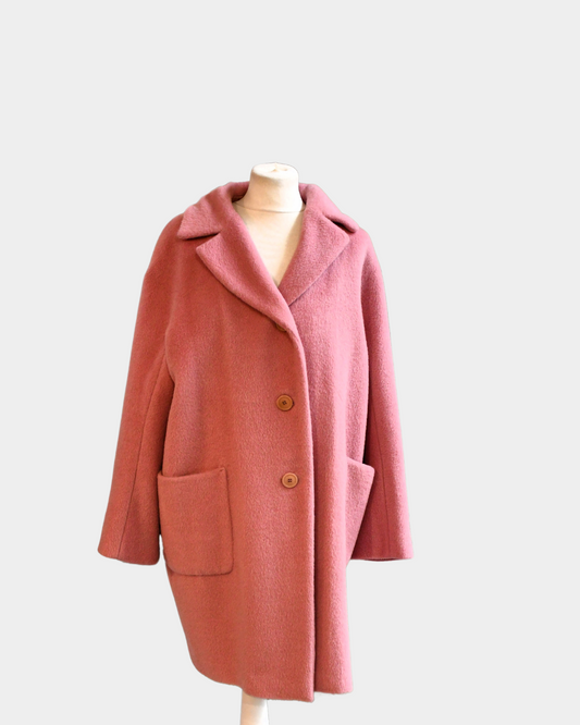 preloved Max Mara Marella Pink Wool Coat 