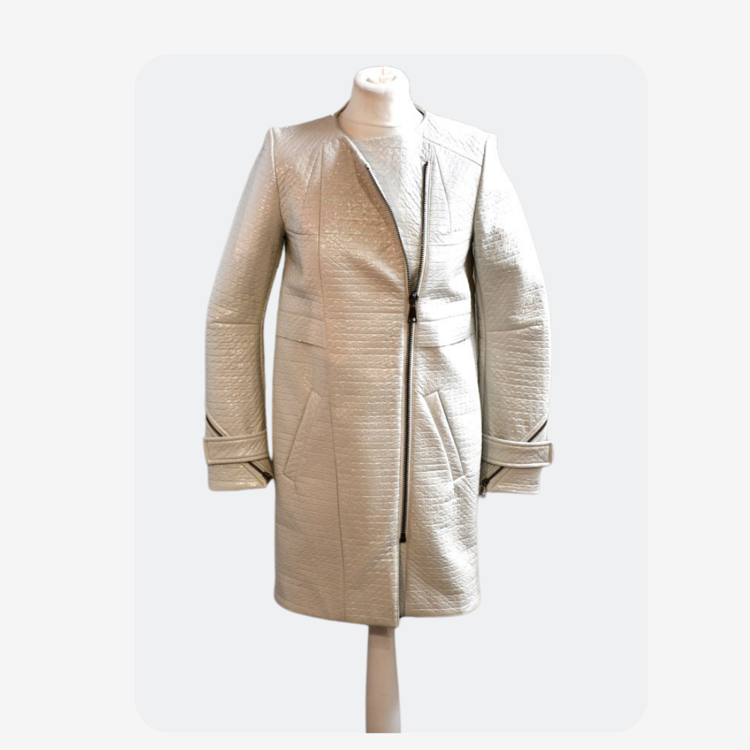 Preowned Whistles Cream White Coat