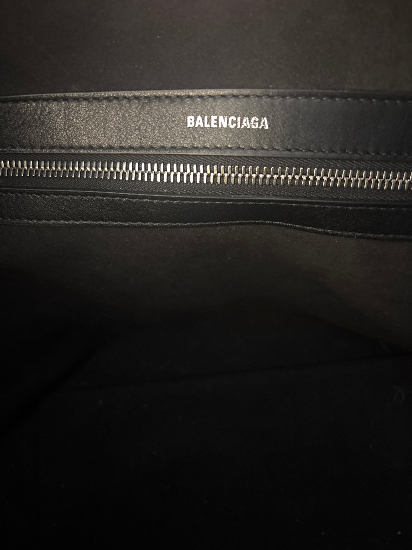 Balenciaga printed logo interior 