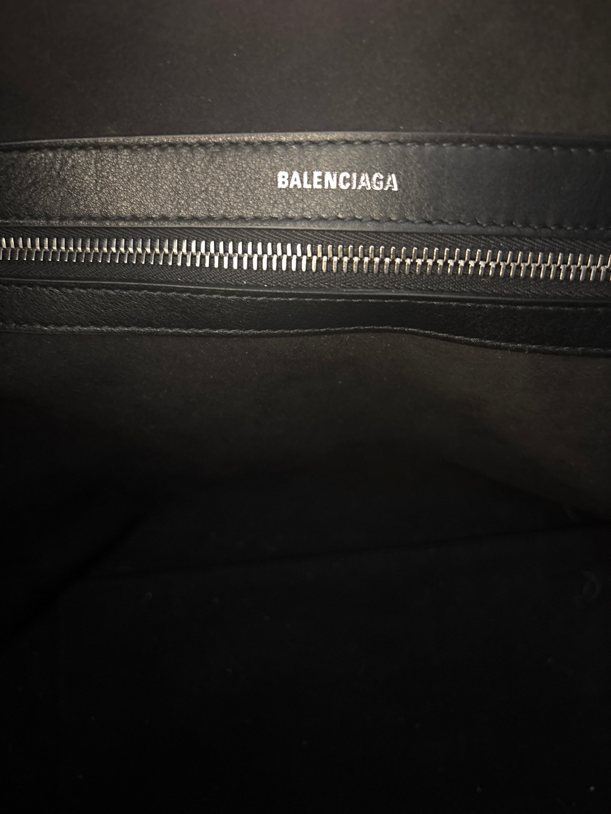 Balenciaga printed logo interior 