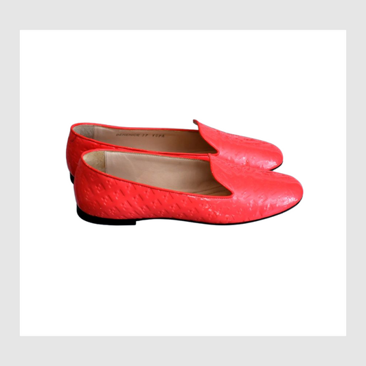 Bally Berenice Patent Leather Pink Ballet Flats. Size 4