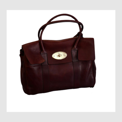 preowned Mulberry Oxblood Bayswater Bag