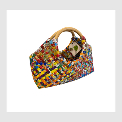 Candy Wrap Recyced Basket Bag