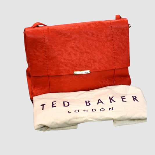 Preowned Ted Baker Proter Orange Shoulder Bag