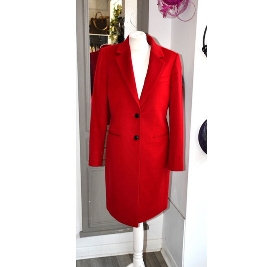 Hobbs Red Wool Coat (12)