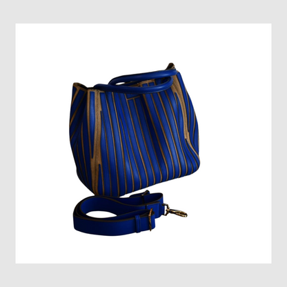 preowned Anya Hindmarch Blue Belvedere Bag