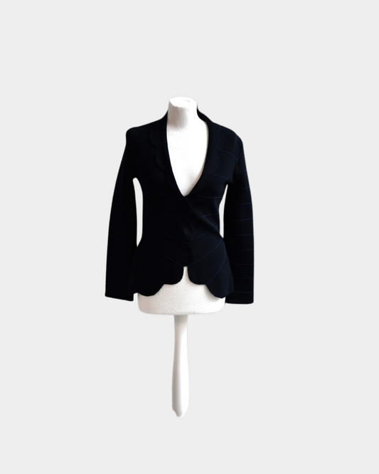 preowned Armani Navy Stripe Blazer 