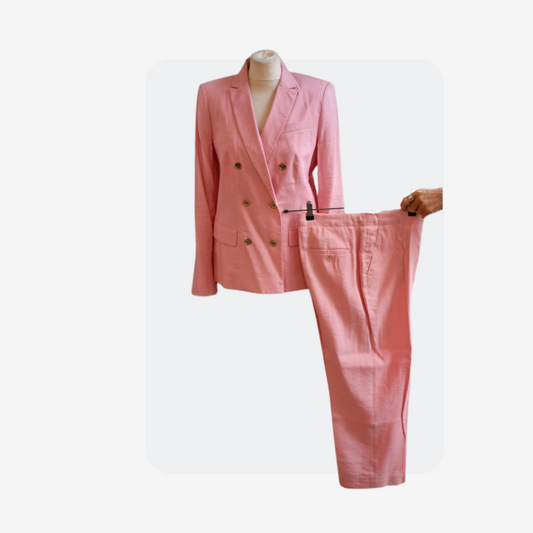 preowned Michael Kors Pink Trouser Suit 