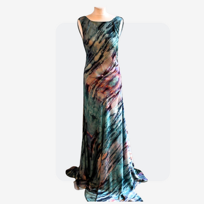 preowned Gestuz Marble Maxi Dress 