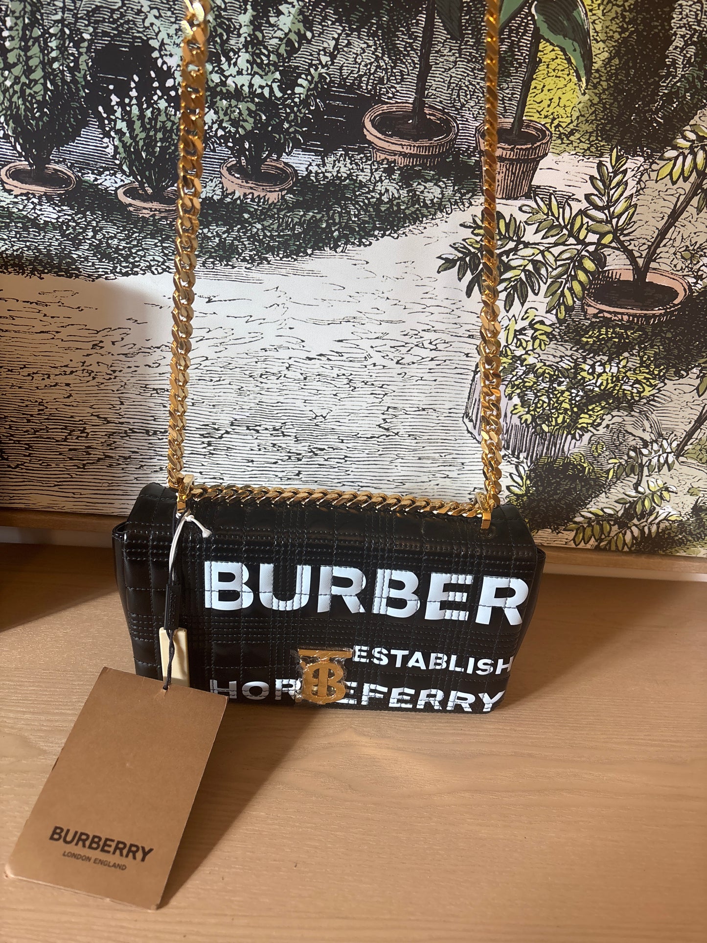 Burberry Small Horseferry Quilted Leather Lola Bag