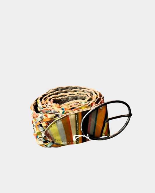 Paul Smith Wide Swirl Buckle Belt