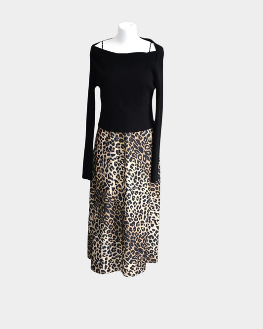 pre owned All Saints Hera Leppo Two In One Dress