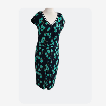 preowned Laurel Green Jersey Dress