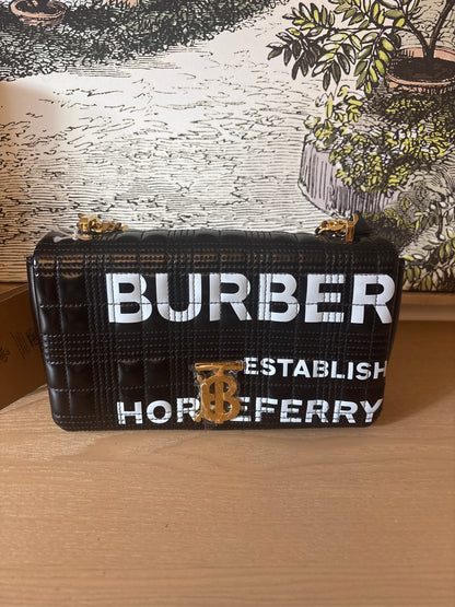 Burberry Small Horseferry Quilted Leather Lola Bag