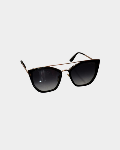 pre owned Tom Ford Dahlia Black Sunglasses