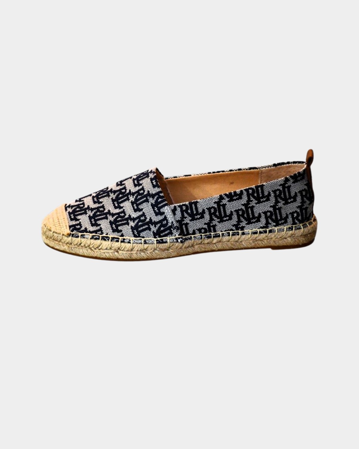 preloved Ralph Lauren Cameryn Navy RLL Monogram Espadrilles