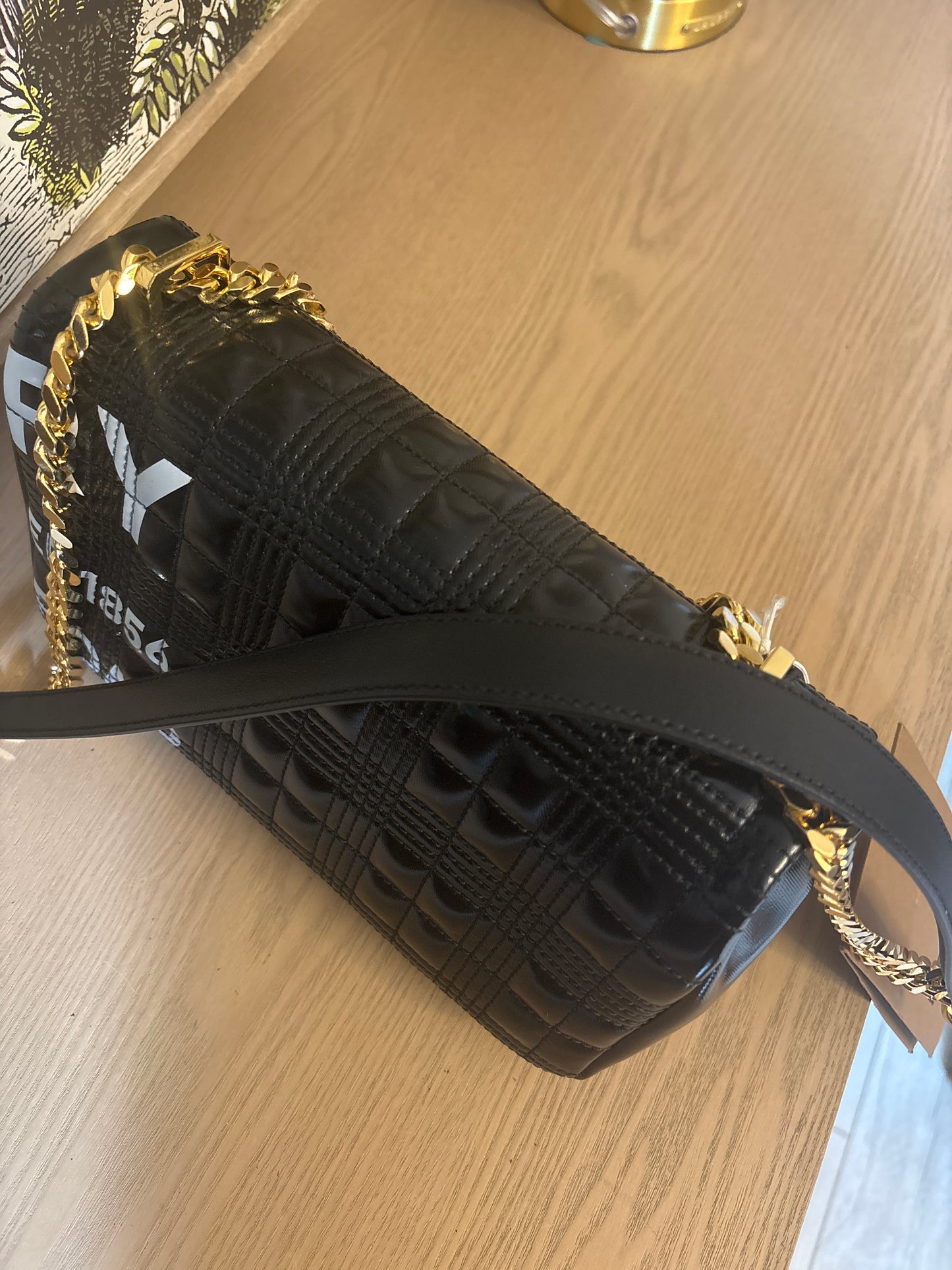 Burberry Small Horseferry Quilted Leather Lola Bag