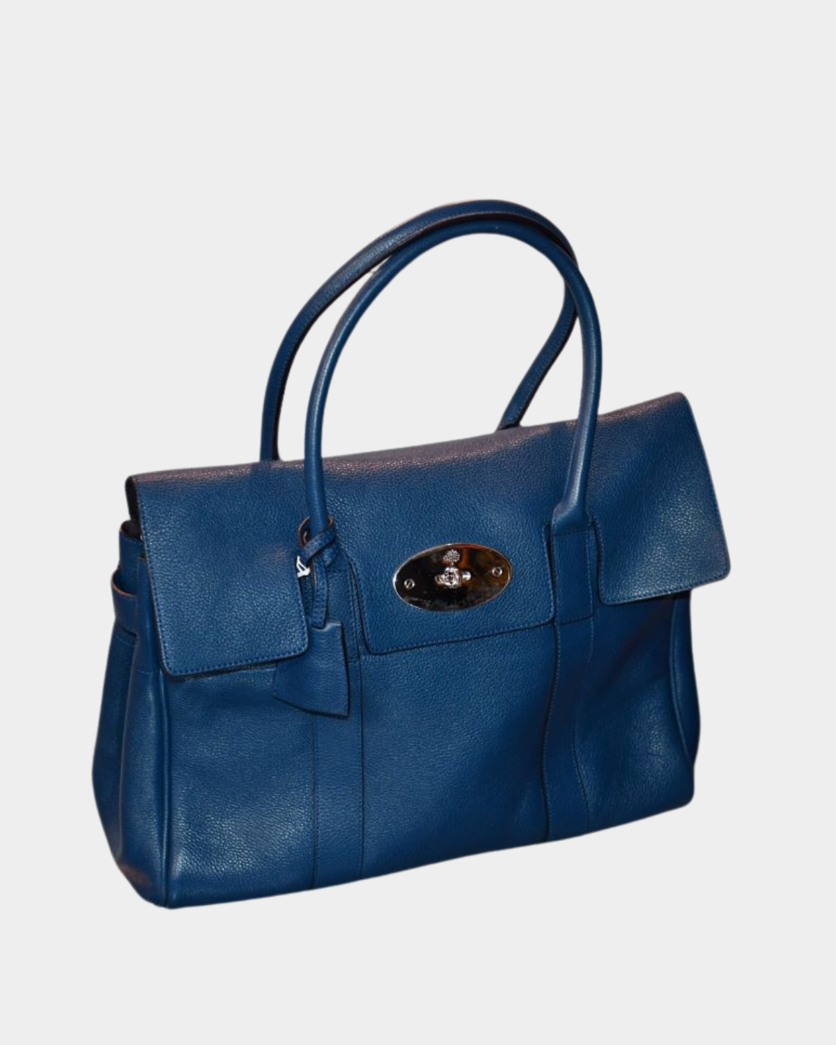 Mulberry Bayswater Blue Leather Bag