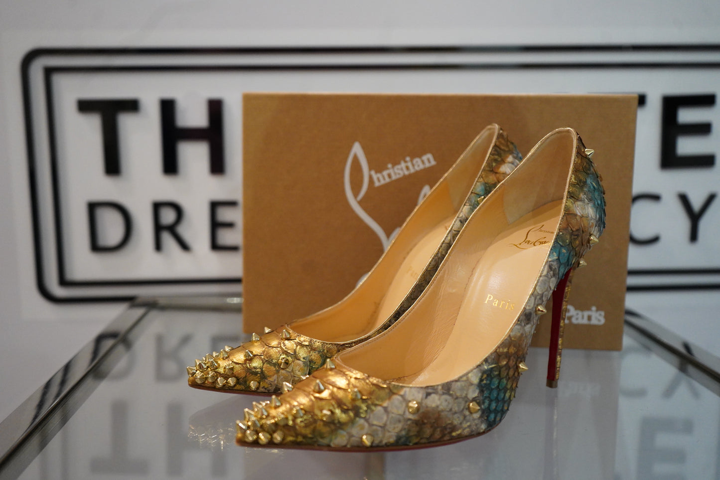 Glitter Louboutin Shoes New Christian Louboutin Follies Strass Heels