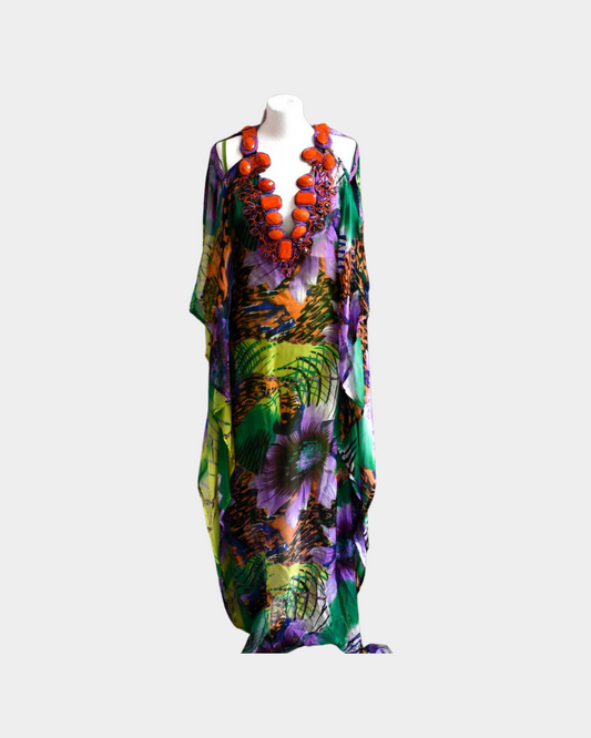 pre owned Shrev London Kafta Maxi Double Layered Dress