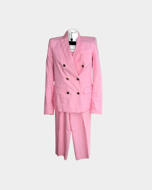 pre owned Michael Kors Pink Carnation Trouser Suit
