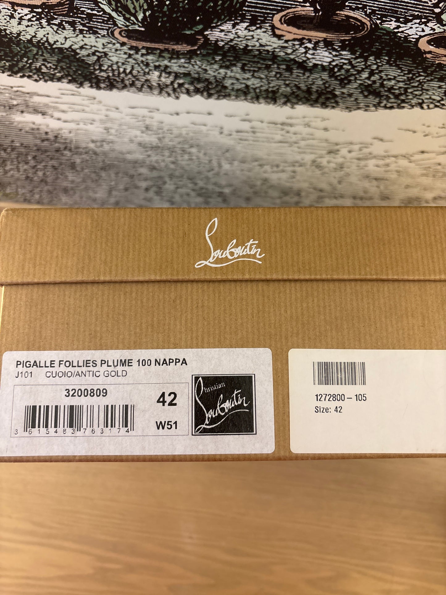 Louboutin Pigalle Follies Plume 100 Nappa