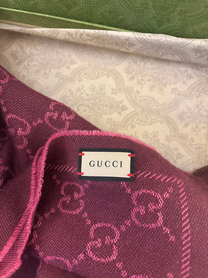 Gucci Wool 48 x 180 Scarf