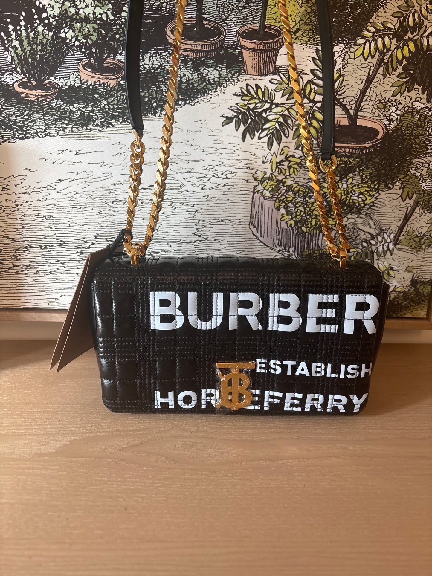 Burberry Small Horseferry Quilted Leather Lola Bag