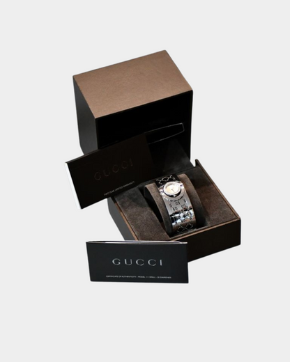 Gucci Twirl Cuff 20 Diamond Bracelet Watch