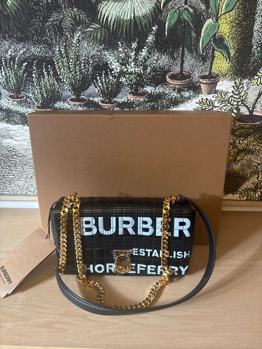 Burberry Small Horseferry Quilted Leather Lola Bag