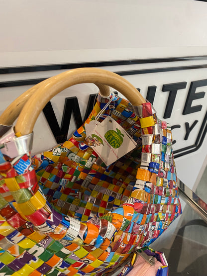 Candy Wrap Recyced Basket Bag