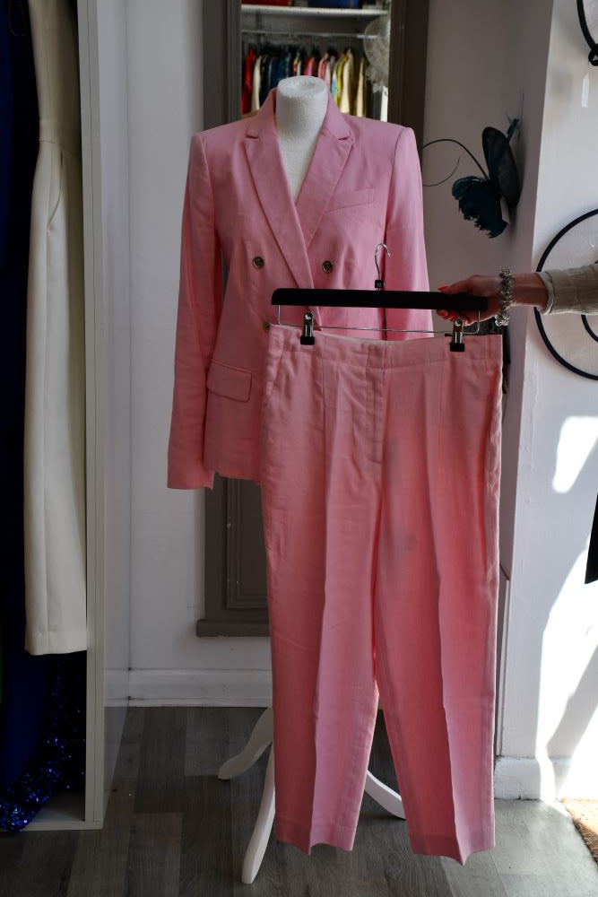 Pre owned Michael Kors Pink Carnation Trouser Suit brand new with tag