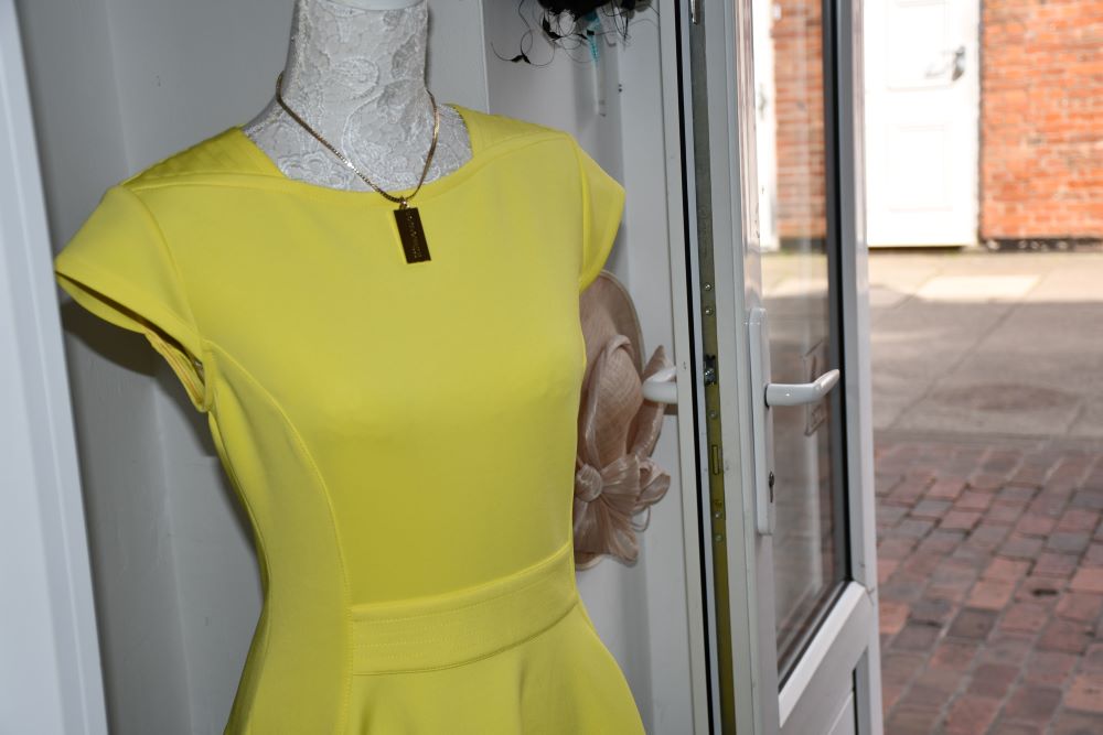 Ted Baker Yellow Skater Dress BNWT (10)