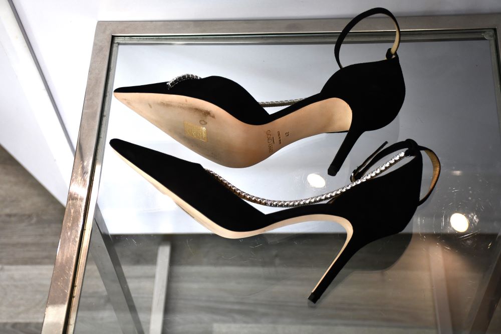 Jimmy Choo Talika 85 Suede Shoes (42)