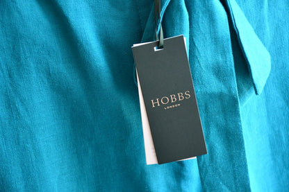 Hobbs Jacqui Crop Linen Trousers BNWT (12)