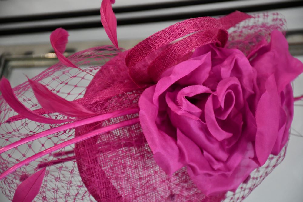 Snoxell Gwyther Fuschia Fascinator