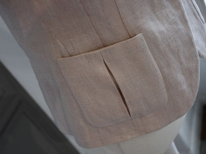 Ralph Collection Linen Pink Jacket (10-12)