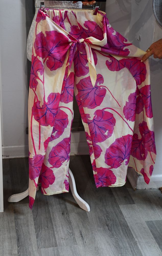 Diane Von Furstenberg Kilea Kimono Pink Trousers (10)