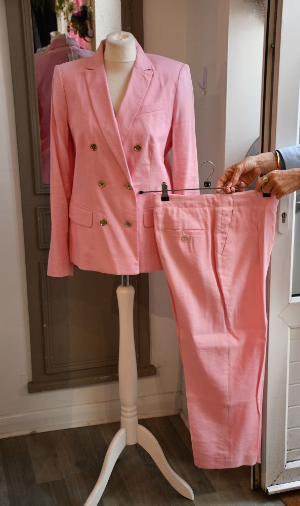 preloved Michael Kors Pink Trouser Suit 