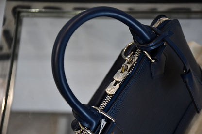 Louis Vuitton Blue Epi Alma BB Handbag