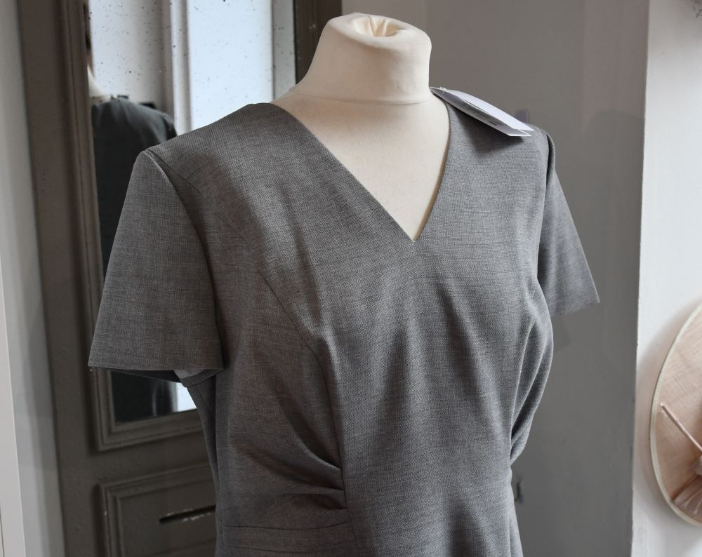 BOSS Grey Wool Dress (16) BNWT