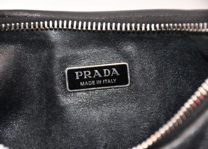 Prada Re-Edition Black Nappa Leather Shoulder Bag