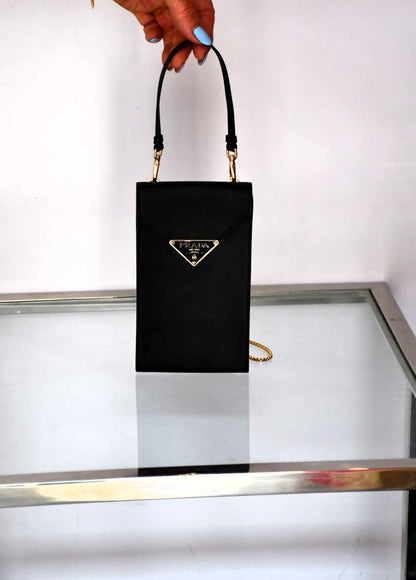 Prada Saffiano Leather Mini Shoulder Bag